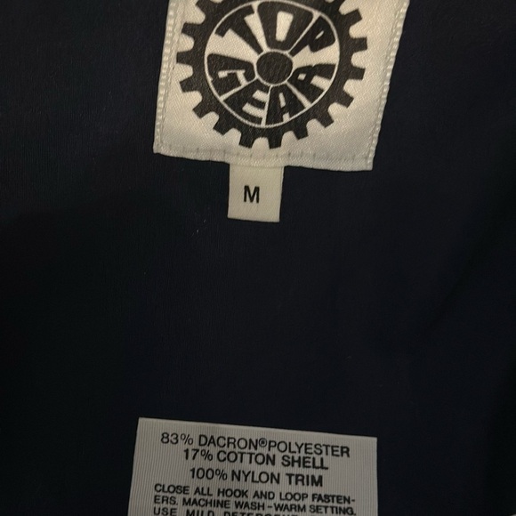 Navy blue Top Gear waterproof bibs - Picture 2 of 2